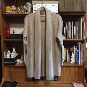 Babaton 100% cashmere long cardigan